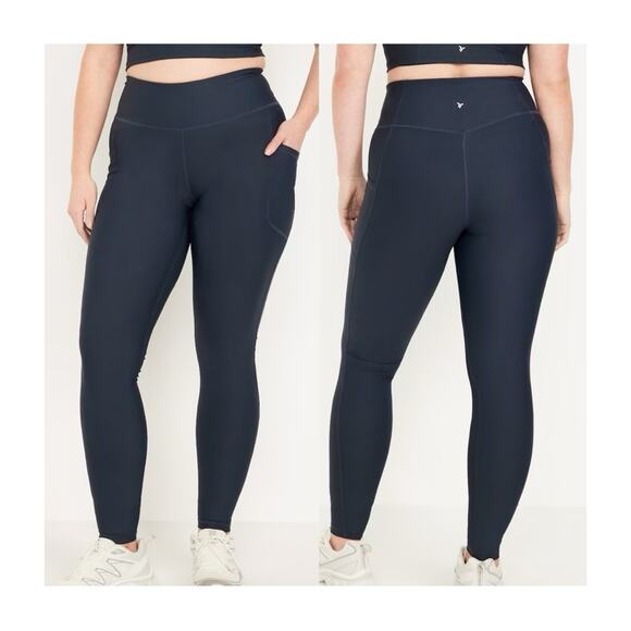 Old Navy Active Powersoft High-Rise Leggings - Picture 1 of 7
